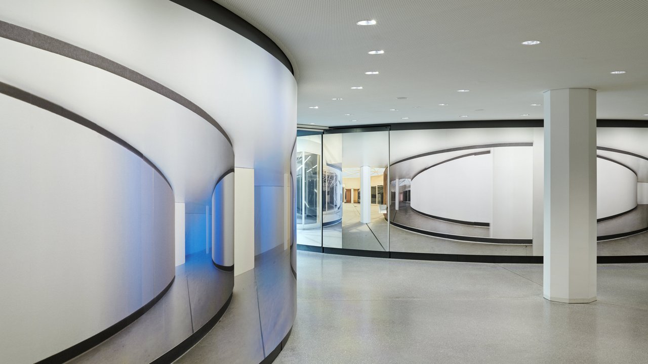 THE COLLECTION Installation Echo by Katharina Gaenssler at Munich Re's conference centrum