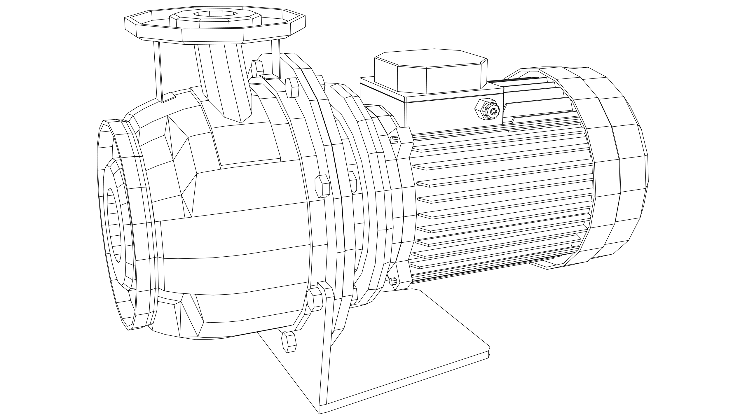 Vector Image: Pump - Centrifugal