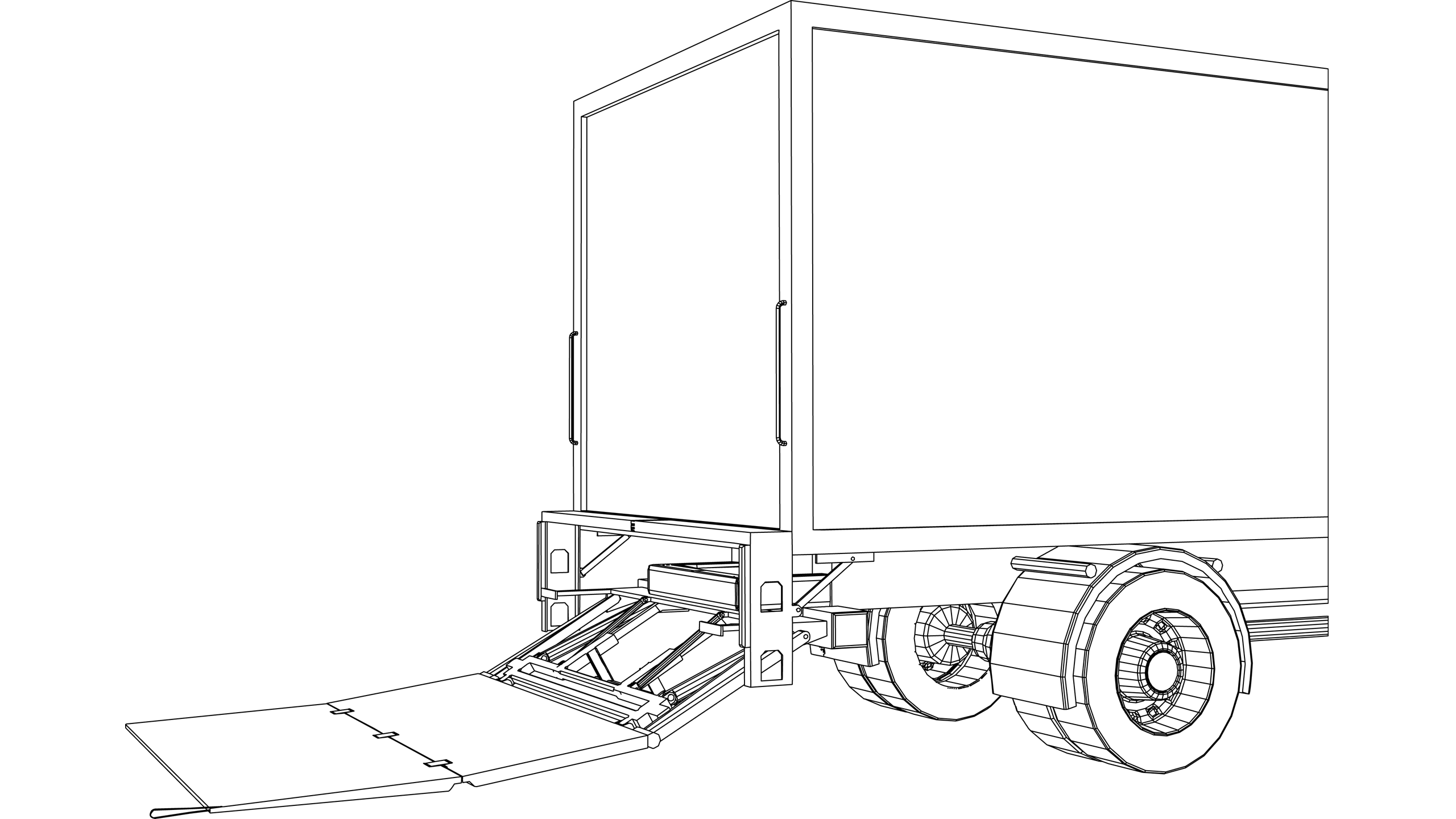 Vector image: Vehicle Tailboard Lifts